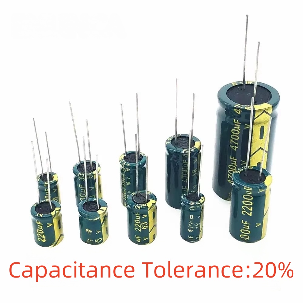 AliExpress High Frequency Electrolytic Capacitor 16V 25V 35V 50V 63V 100V 400V 100UF 220UF 330UF 470UF 680UF 1000UF 2200UF Tolerance 20%, view 4