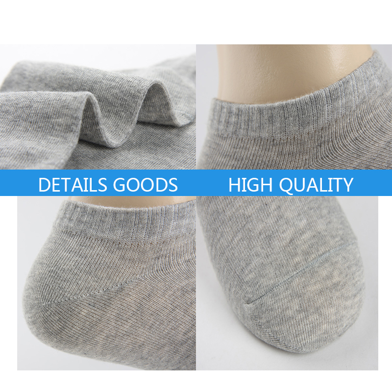 AliExpress High Quality 10 Pairs/lot Socks Men Large size 42,43,44,45,46,47,48 Casual Breathable Fashion Black White Male Cotton Socks shor, view 4