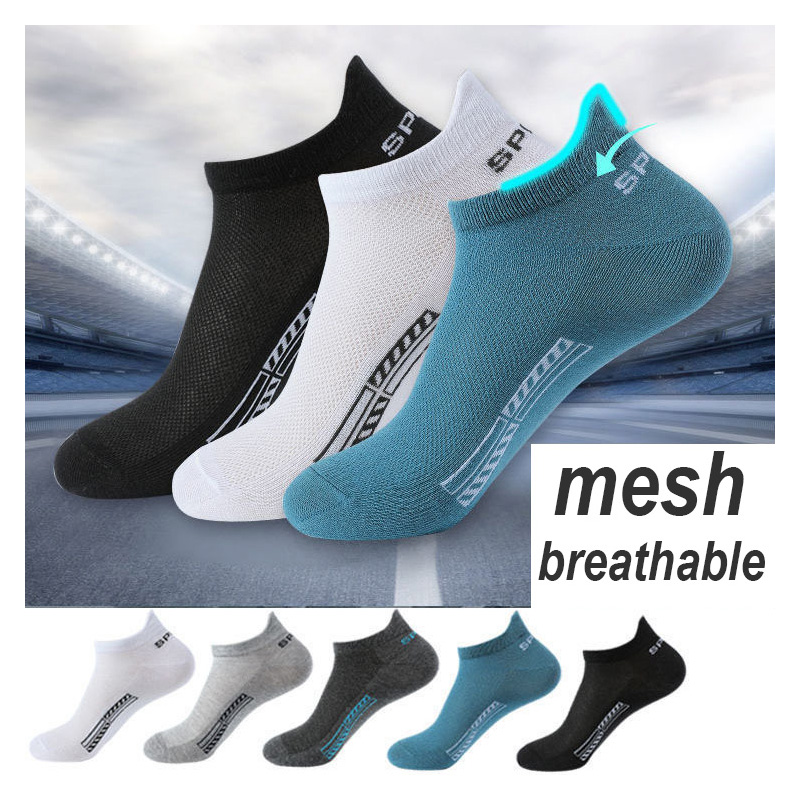 AliExpress High Quality 10Pairs Men Socks Combed cotton 100% Summer Sports Sock Plus Size EUR38-48, view 2