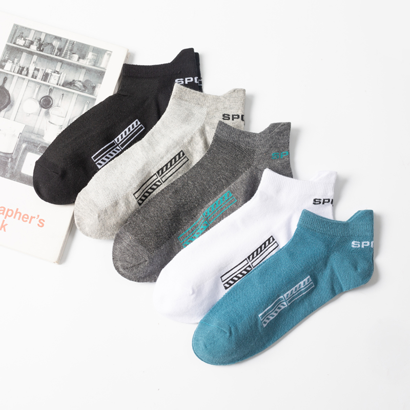 AliExpress High Quality 10Pairs Men Socks Combed cotton 100% Summer Sports Sock Plus Size EUR38-48, view 3
