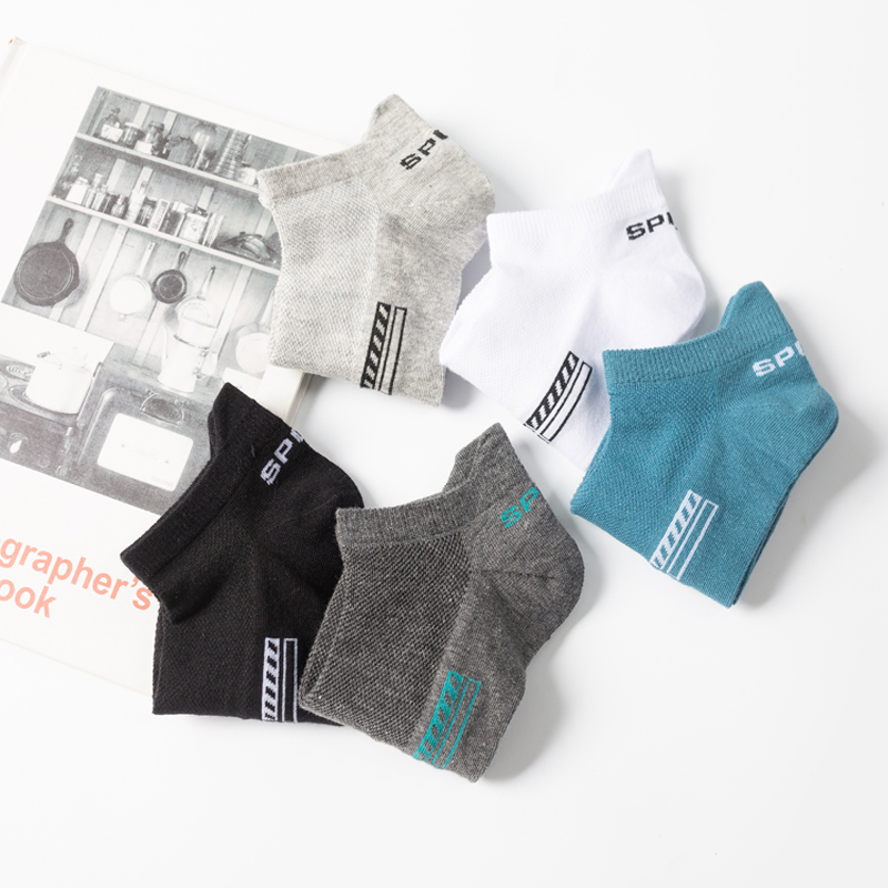 AliExpress High Quality 10Pairs Men Socks Combed cotton 100% Summer Sports Sock Plus Size EUR38-48, view 4