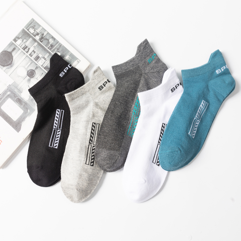 AliExpress High Quality 10Pairs Men Socks Combed cotton 100% Summer Sports Sock Plus Size EUR38-48, view 5