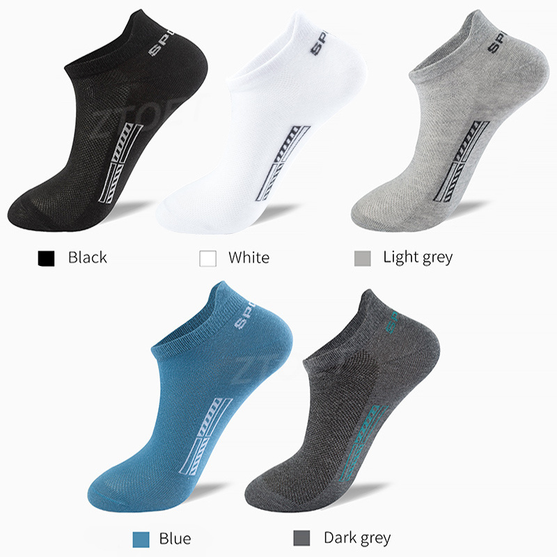 AliExpress High Quality 10Pairs Men Socks Combed cotton 100% Summer Sports Sock Plus Size EUR38-48, view 6