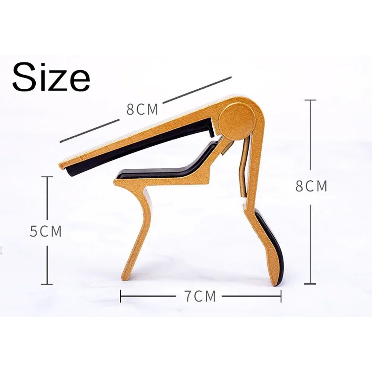 AliExpress High Quality Aluminium Alloy Guitar Capo Guitar Accessories Quick Change Clamp Key Acoustic Classic Tone Adjusting Guitar Parts, view 5