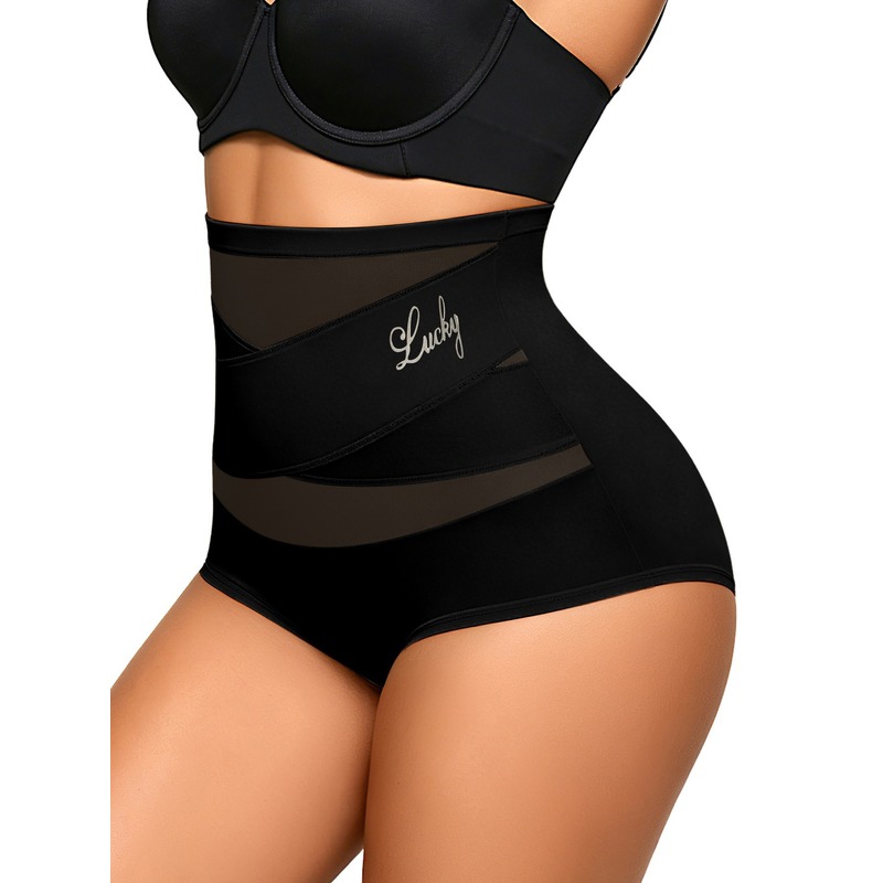 AliExpress High Waist Tummy Control Shapewear for Women Plus Size Butt Lifting Body Shaper Underwear, view 6