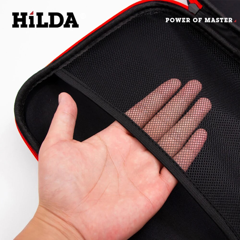 AliExpress HILDA Large Capacity Tools Bag 3-size Available With Red Edges Tools Waterproof Tool Bags Electrician Hardware Tools Bag, view 4