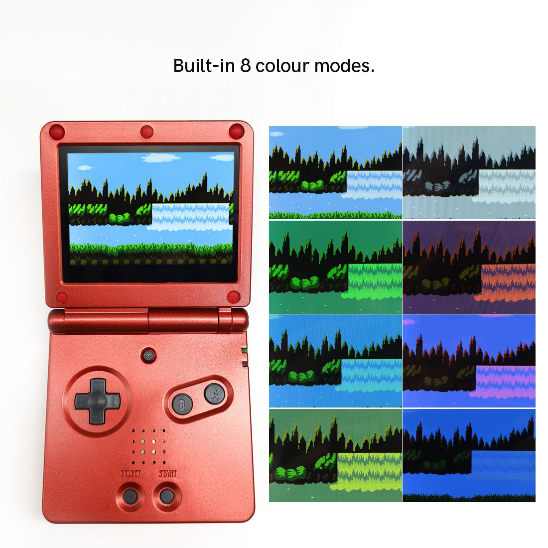 AliExpress HISPEEDIDO Pre-Laminated IPS 3.0 inch V5 Real Drop in Screen For GBA SP LCD Replacement Kits Build in OSD Menu Easy to Install, view 4