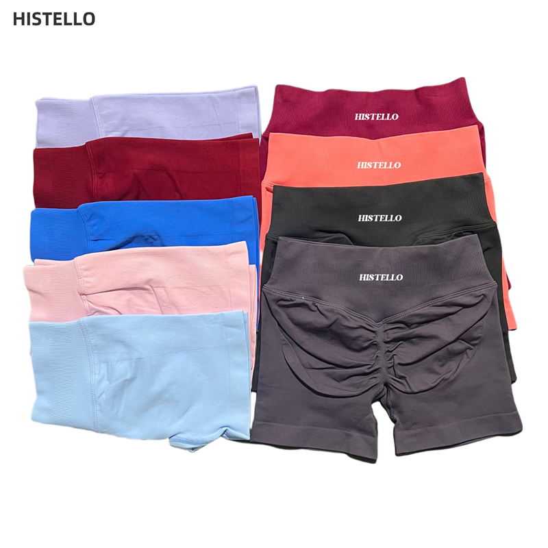 AliExpress HISTELLO Impact Shorts Low Waist Seamless Scrunch Stretch Tights Women Sports Elastic Fitness Running Gym Yoga Workout Leggings