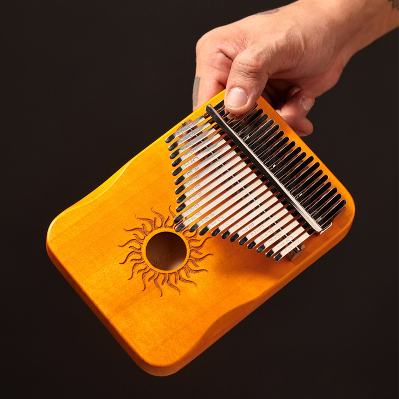 AliExpress Hluru Kalimba Finger Piano 17 21 Keys Kalimba Thumb Piano Keyboard Musical Instrument Mbira for Beginner Music Lover Gifts, view 4