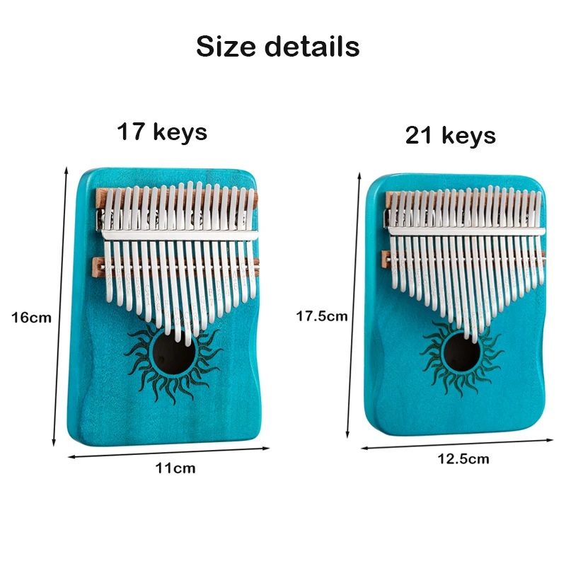 AliExpress Hluru Kalimba Finger Piano 17 21 Keys Kalimba Thumb Piano Keyboard Musical Instrument Mbira for Beginner Music Lover Gifts, view 6