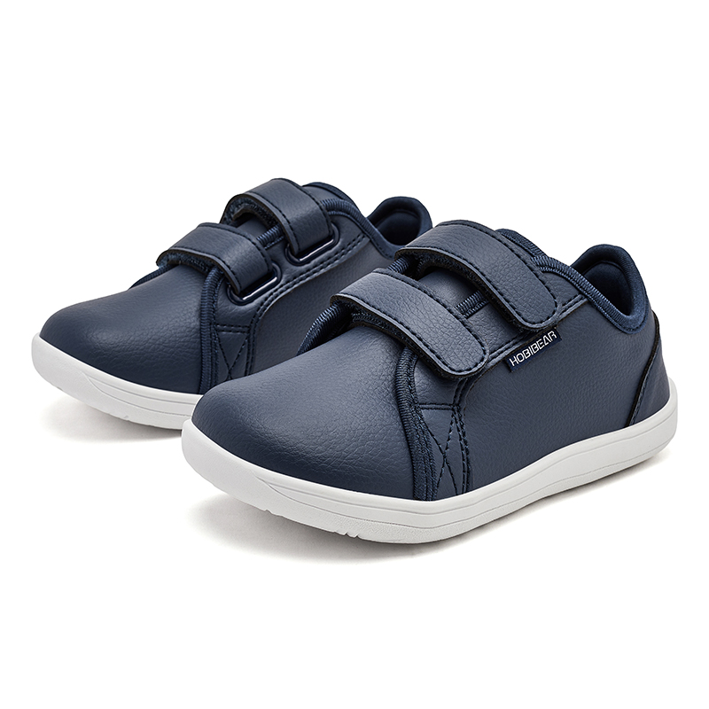 AliExpress HOBIBEAR Kids Barefoot Shoes Little/Big/Kid Wide Toe Minimalist Sneakers Lightweight Hook Loop Artificial Leather Shoes, view 3