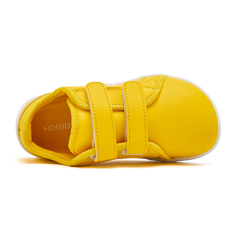 AliExpress HOBIBEAR Kids Barefoot Shoes Little/Big/Kid Wide Toe Minimalist Sneakers Lightweight Hook Loop Artificial Leather Shoes, view 2