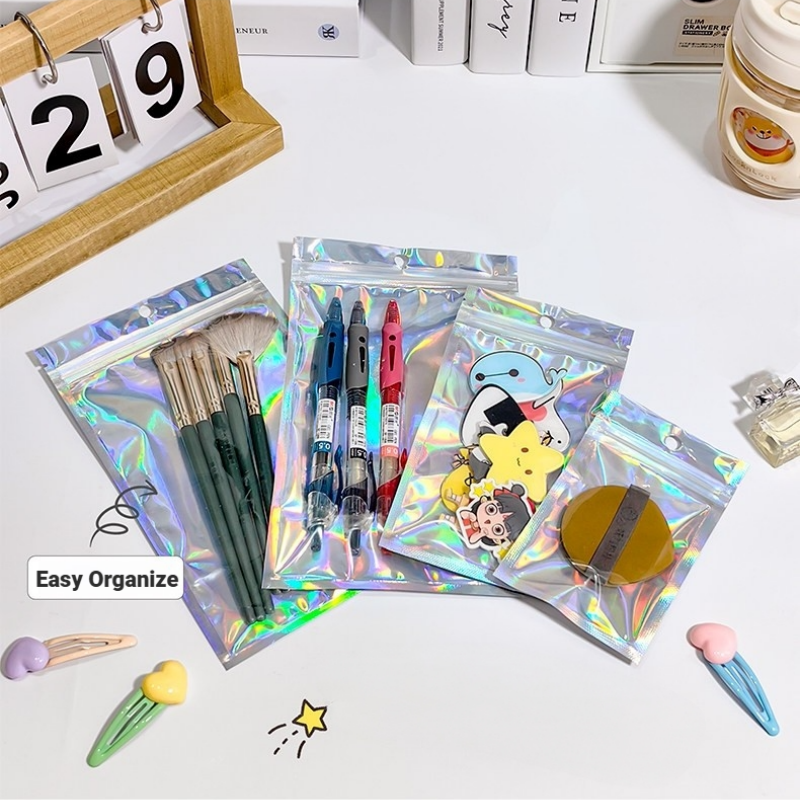 AliExpress Resealable Holographic Mylar Zip Bags