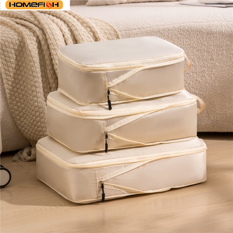AliExpress HOMEFISH 3-Piece Compressible Travel Storage Bags, view 6