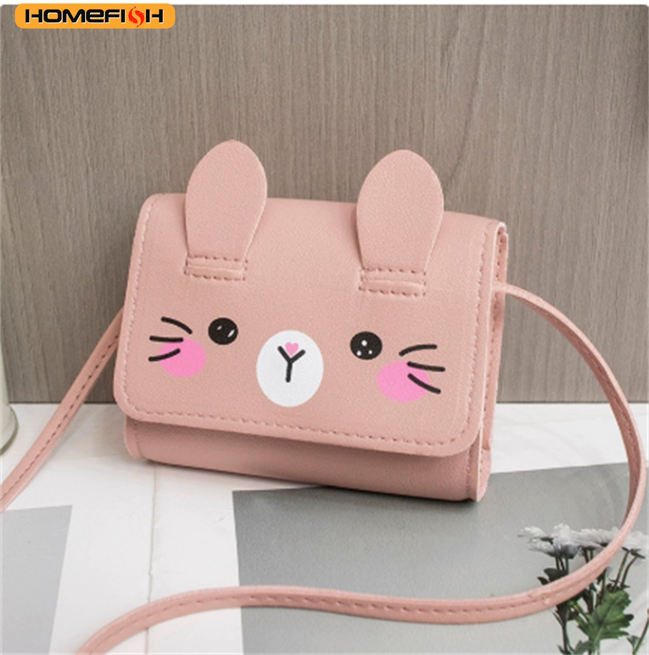 AliExpress HOMEFISH Children's Mini Handbags Hot Sale Princess Baby Girls PU Leather Small Shoulder Crossbody Bags Cute Kids Coin Purse