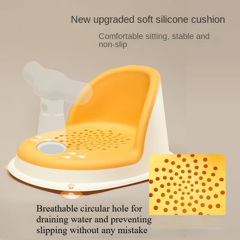 AliExpress HOMEFISH Children's Shower Seat Portable Shower Stand for Newborns and Young Children Children's Growth Accessories, view 4