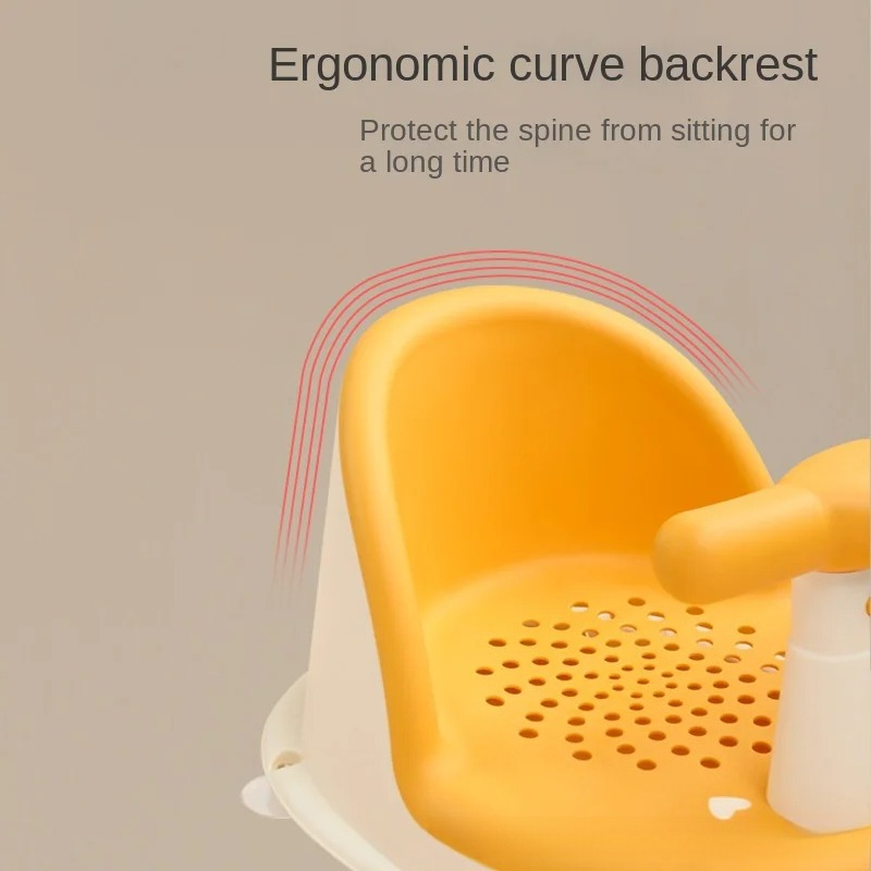 AliExpress HOMEFISH Children's Shower Seat Portable Shower Stand for Newborns and Young Children Children's Growth Accessories, view 5