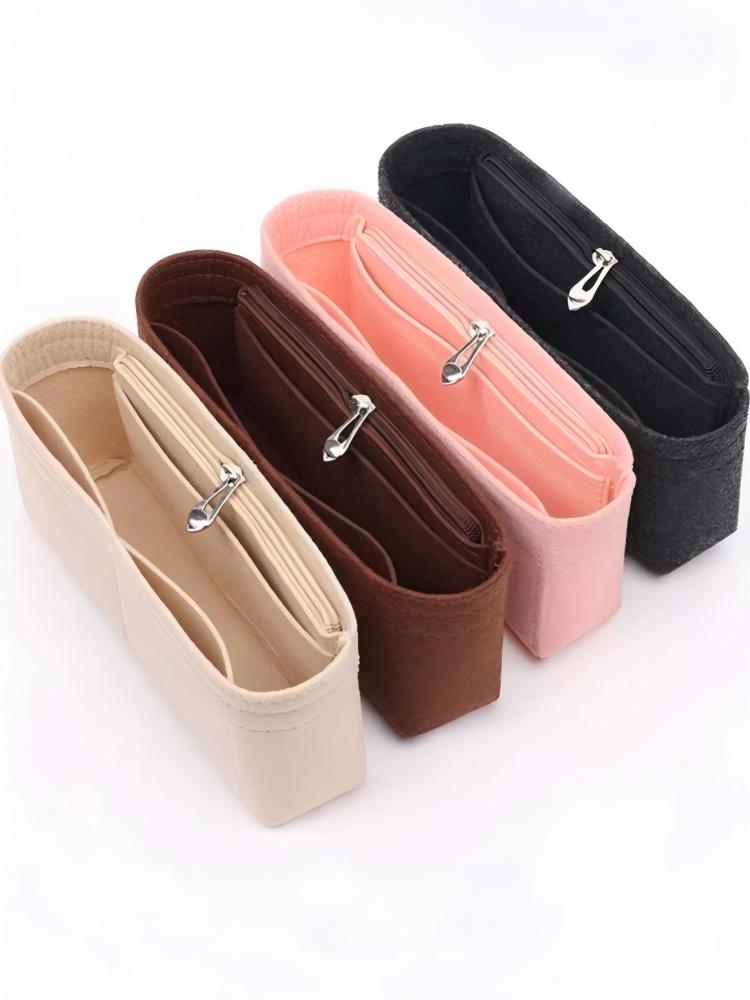 AliExpress Homefish Felt Bag Insert Organizer Makeup Liner For Women Handbag Cosmetic Bag Portable Inner Purse Storage Organizer, view 6