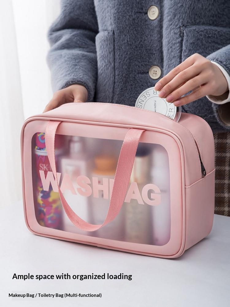 AliExpress Homefish Frosted PVC Waterproof Cosmetic Bag, view 5