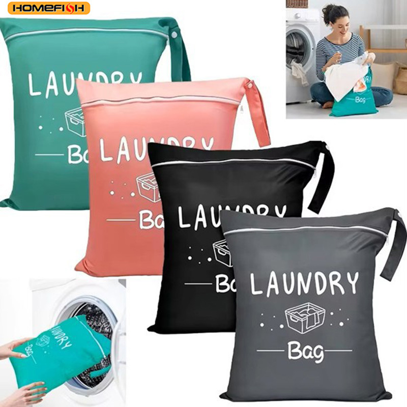 AliExpress HOMEFISH Zippered Nylon Laundry Travel Pouch