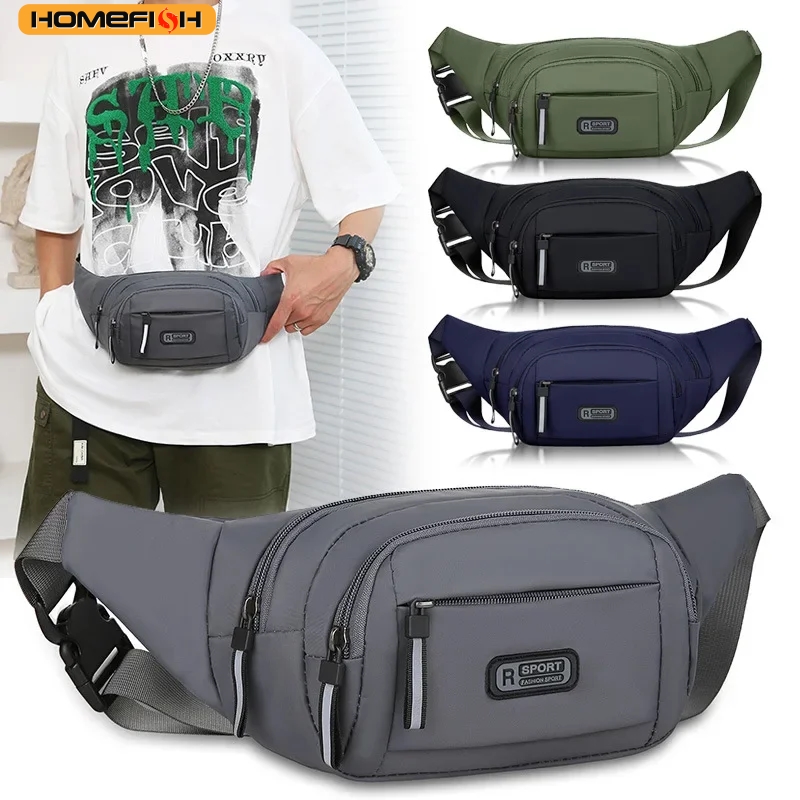 AliExpress HOMEFISH Men Canvas Fit Waistpack Mobile Fanny Waist Packs Men's Sports Outdoor Leisure Running Anti Theft Ultra Thin Invisible