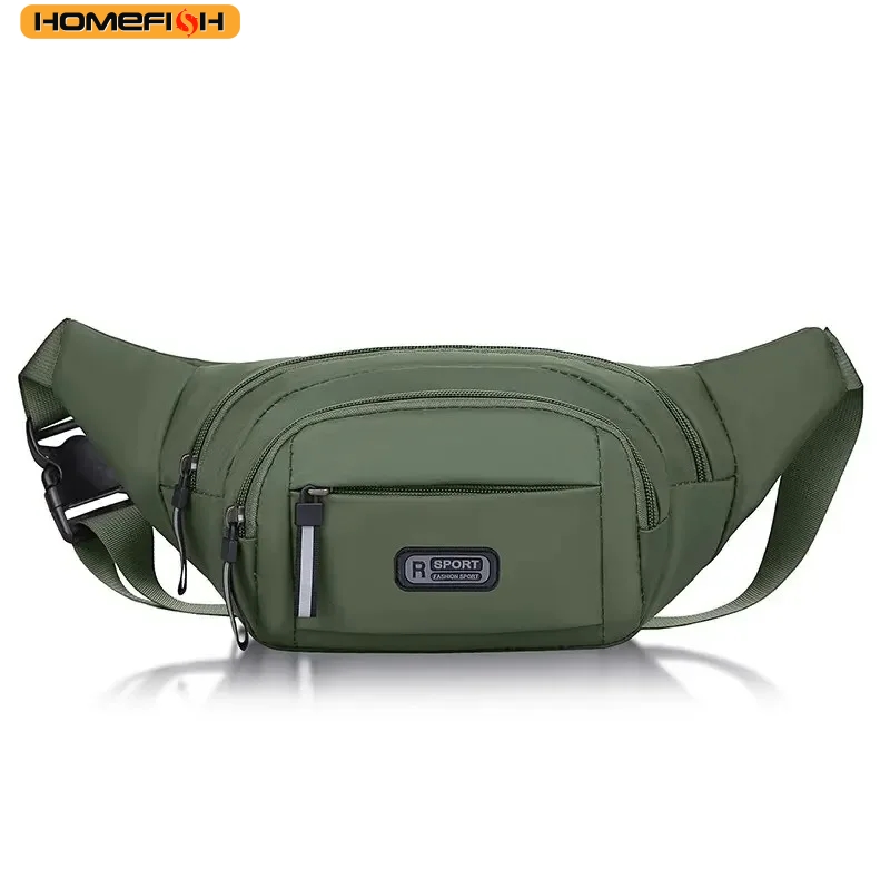 AliExpress HOMEFISH Men Canvas Fit Waistpack Mobile Fanny Waist Packs Men's Sports Outdoor Leisure Running Anti Theft Ultra Thin Invisible, view 6