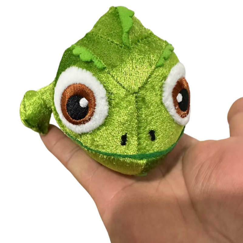 AliExpress Hot Chameleon 15cm Plush Sit on Shoulders Plush Toys Stuffed Creative Lizard Doll Clothing Accessories for Kid Birthday Gift, view 4