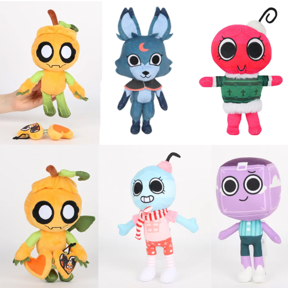 AliExpress HOT Cute Dandy World Plush Toys XMAS Game Pumpkin Stuffed Doll Birthday Holiday Gifts Toys for Room Decoration--
