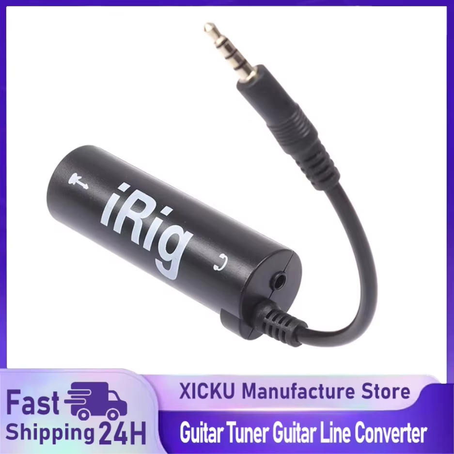 AliExpress Hot Guitar Interface I-Rig Converter Replacement Guitar for Phone Guitar Audio Interface Guitar Tuner Guitar Line Irig Converter, view 2