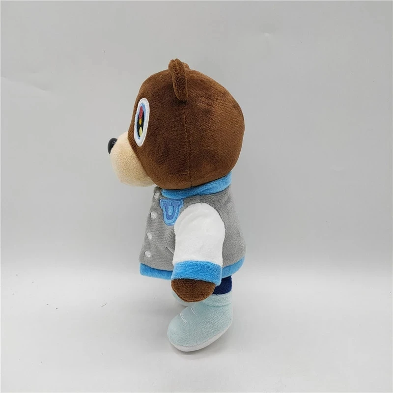 AliExpress Hot Kawaii Kanye Dropout Bear Teddy Bear Plush Toys Kanye West Graduation Soft Stuffed Home Room Decor Birthday Gift, view 4