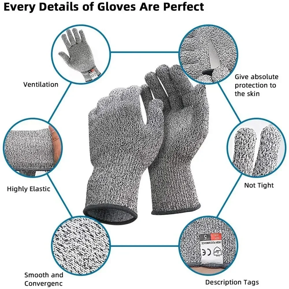 AliExpress Level 5 Cut-Resistant Kitchen Gloves, view 5