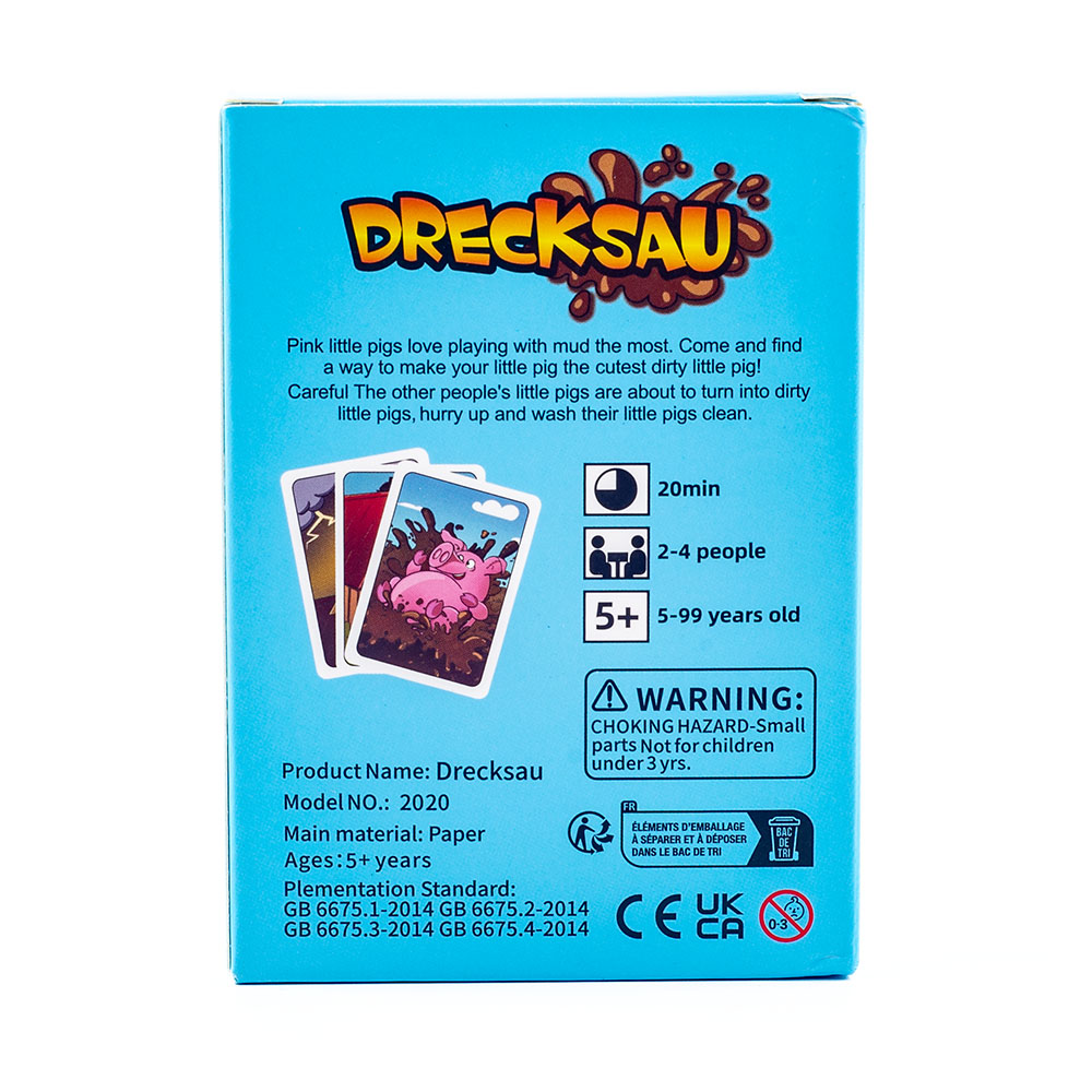 AliExpress Hot Sale 1Set Hot Drecksau  Party Cards Game Board Game Intellectual Toys Gifts 10.7*7.6cm, view 3