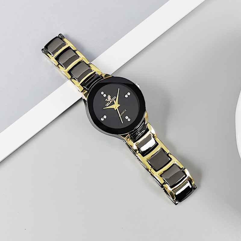 AliExpress Men's Business Quartz Watch with Black Dial, view 5