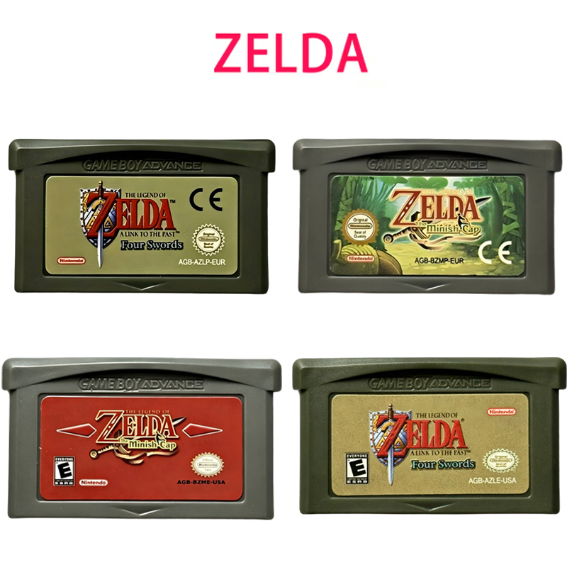 AliExpress HOT SALE GBA Game Cartridge 32 Bit Video Game Console Game Card Link To The Past Awakening DX Minish Cap@@