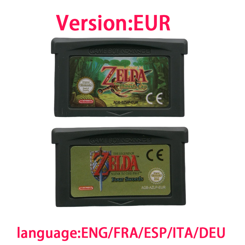 AliExpress HOT SALE GBA Game Cartridge 32 Bit Video Game Console Game Card Link To The Past Awakening DX Minish Cap@@, view 2