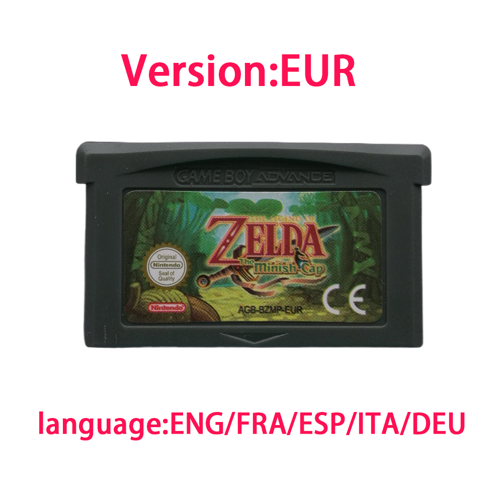 AliExpress HOT SALE GBA Game Cartridge 32 Bit Video Game Console Game Card Link To The Past Awakening DX Minish Cap@@, view 3
