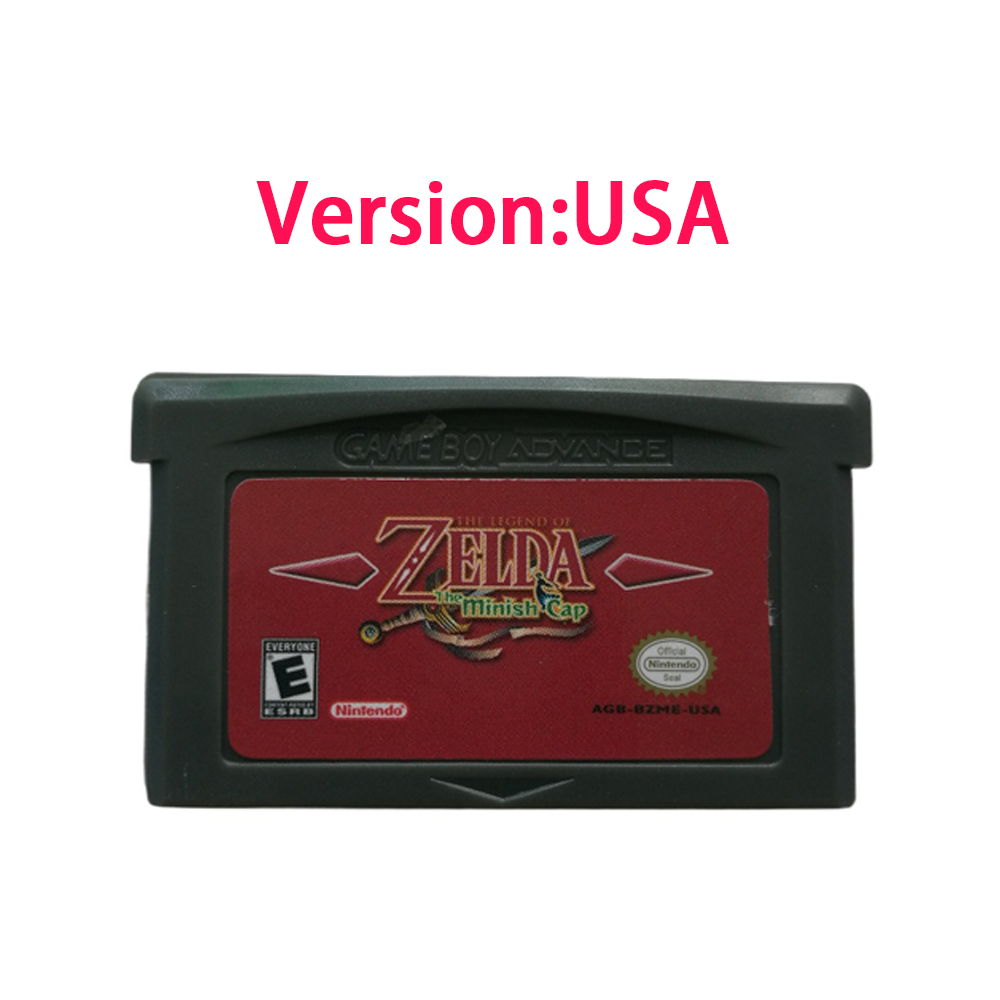 AliExpress HOT SALE GBA Game Cartridge 32 Bit Video Game Console Game Card Link To The Past Awakening DX Minish Cap@@, view 5