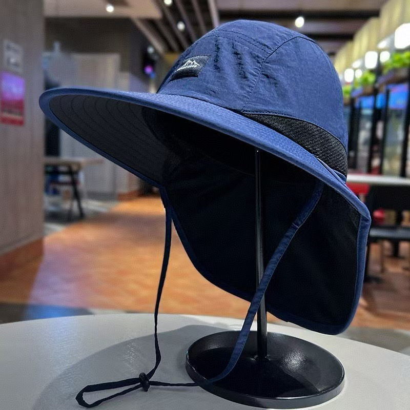 AliExpress Unisex UV Sun Protection Fisherman Hat with Neck Flap, view 3