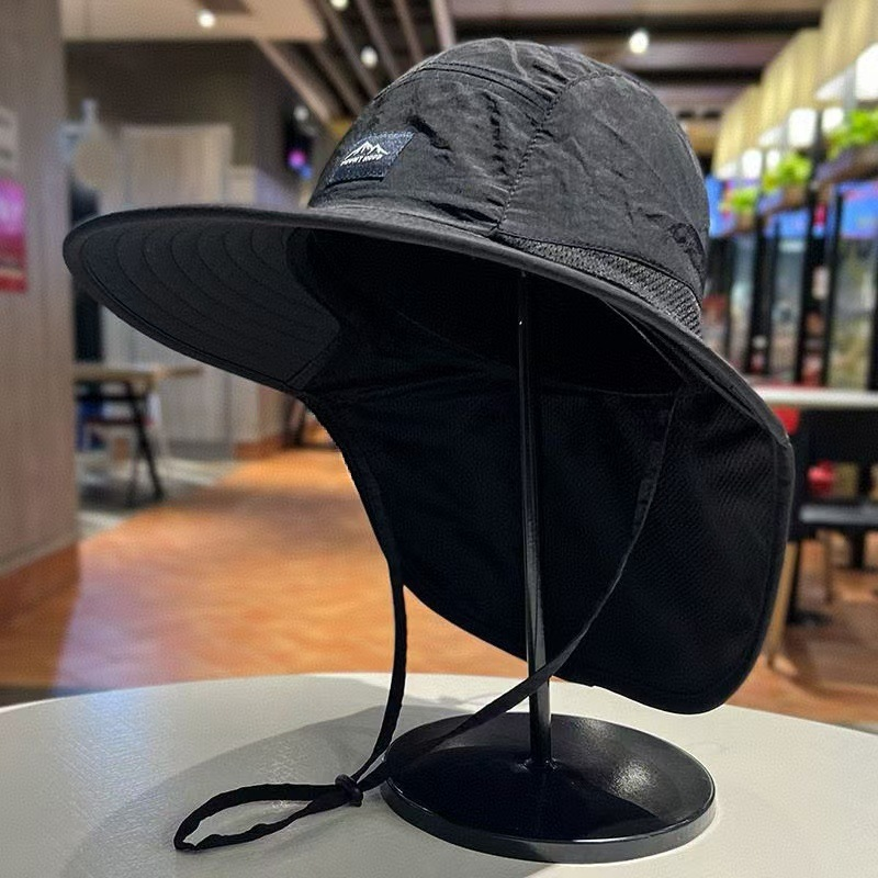 AliExpress Unisex UV Sun Protection Fisherman Hat with Neck Flap, view 6