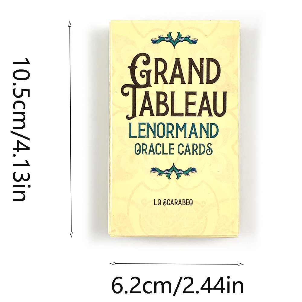 AliExpress Hot-selling Grand Tableau Lenormand Oracle Cards A 36 Cards English Divination Edition Deck Borad Games With Paper Guidebook, view 6
