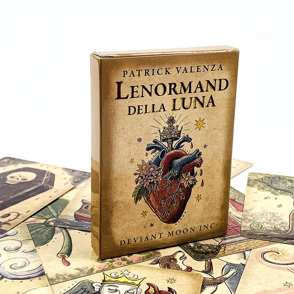 AliExpress Hot-selling Lenormand Della Luna Tarot Deck A 36Pcs Fate Divination Oracle Cards Party Entertainment Board Game