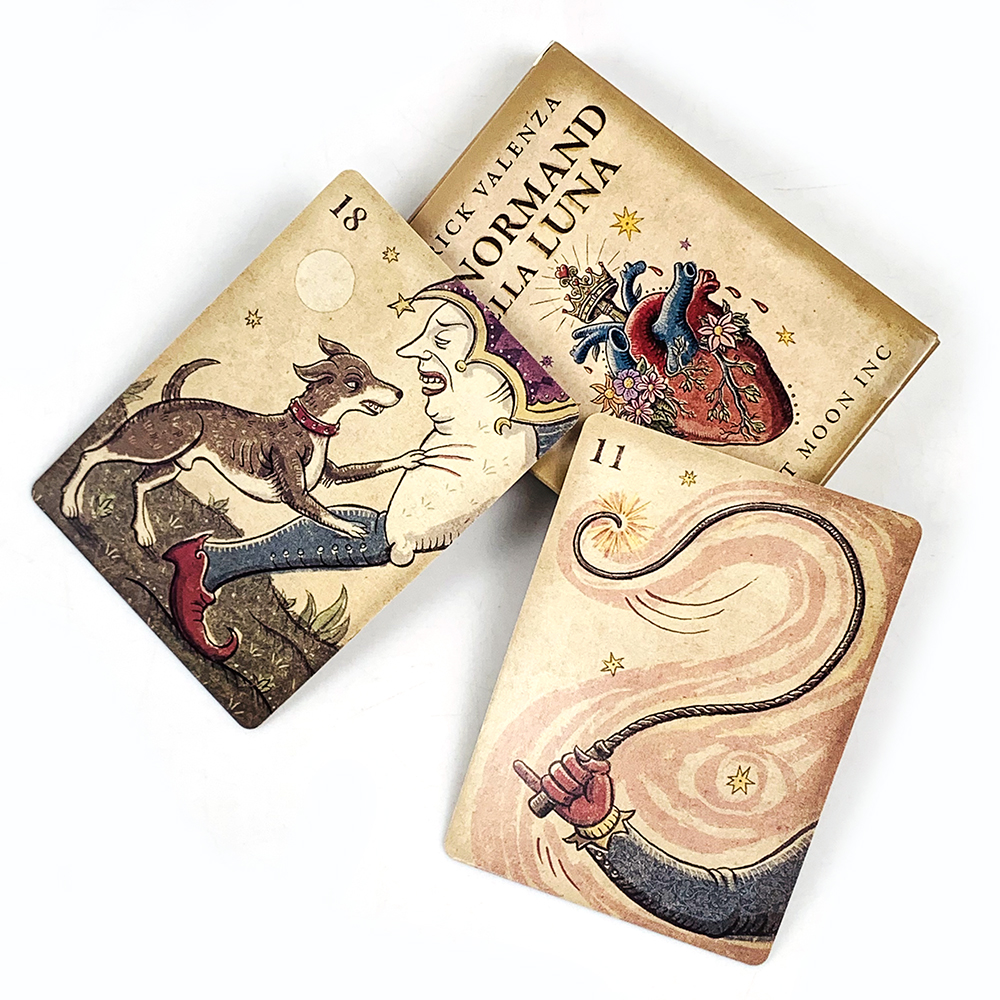 AliExpress Hot-selling Lenormand Della Luna Tarot Deck A 36Pcs Fate Divination Oracle Cards Party Entertainment Board Game, view 3