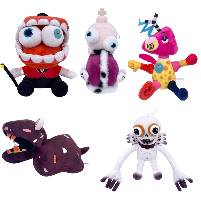 AliExpress ！Hot The Amazing Digital Plush Toys Amazing Circus Clown Rabbit Plush Dolls Periphery Stuffed Toys Kids Adults Gift