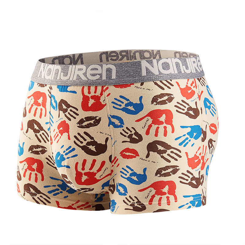 AliExpress Hot Underwear Men Cotton Boxer Homme Brand Underpants Male Panties Breathbale Shorts U Convex Pouch Plus Size L-5XL, view 4