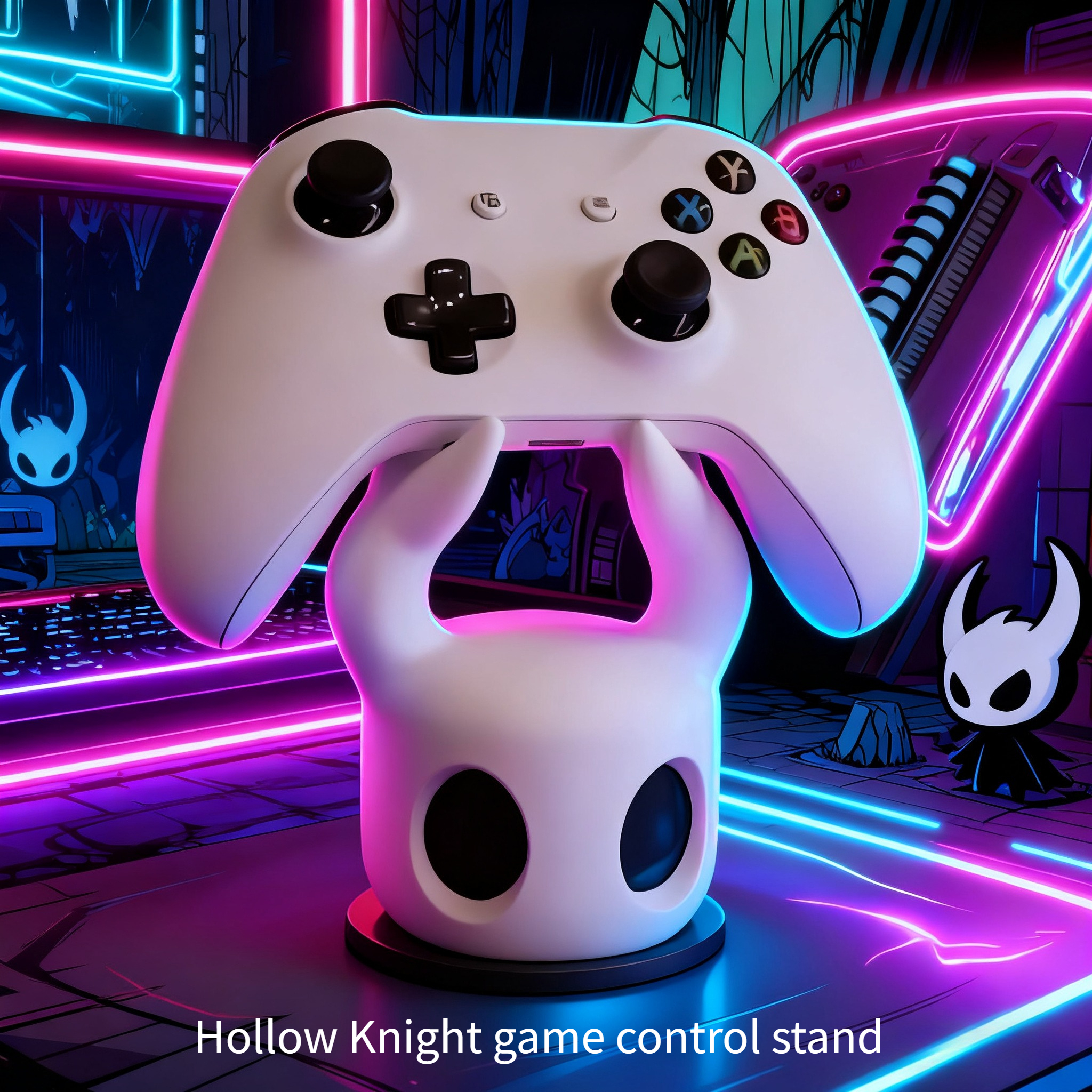 AliExpress HOT!!!Universal Game Controller Stand Compatible With PS4/PS5/Switch Hollow Knight Theme Cool Desktop Display Gaming Accessories