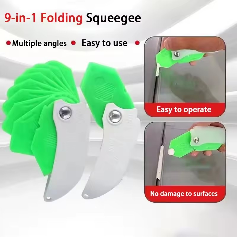 AliExpress Household 9 in 1 Silicone Caulking Tool Sealant Spreading Professional Tile Window Grout Edge Removal Joint Sealant Spatula, view 3