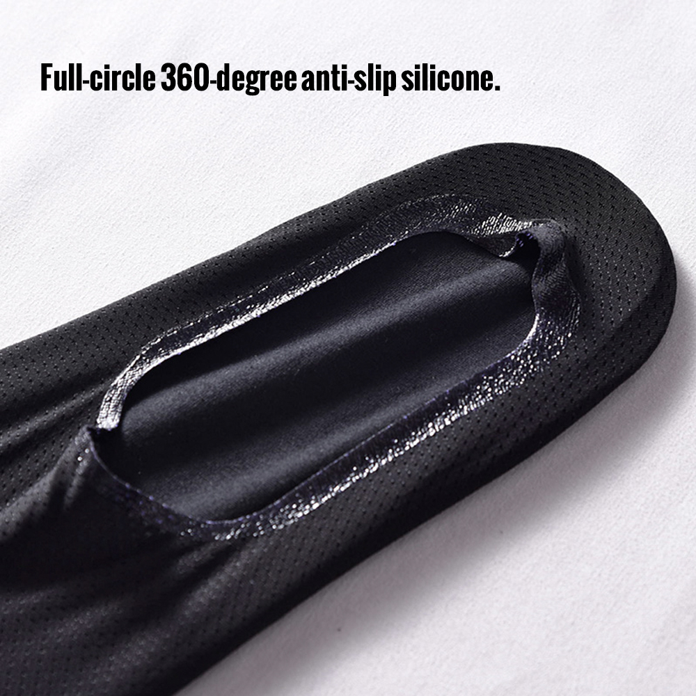 AliExpress HSS 10/5 Pairs Men's Boat Socks 100% Cotton Deodorant Sweat Absorption Summer Sock Thin Breathable Silicone Non-slip Silk Socks, view 6