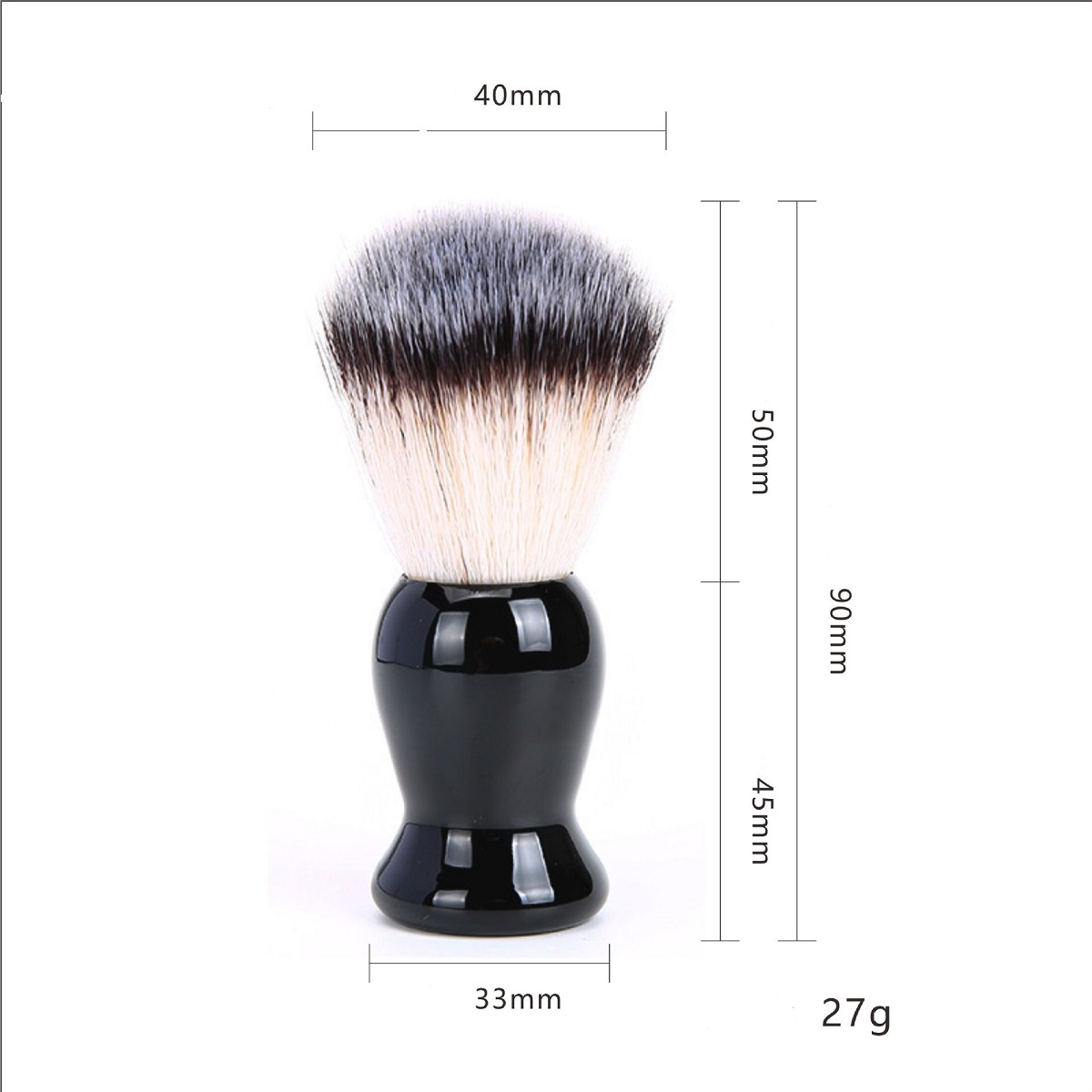 AliExpress HTMCK Men's Gradient Synthetic Shaving Brush, view 4