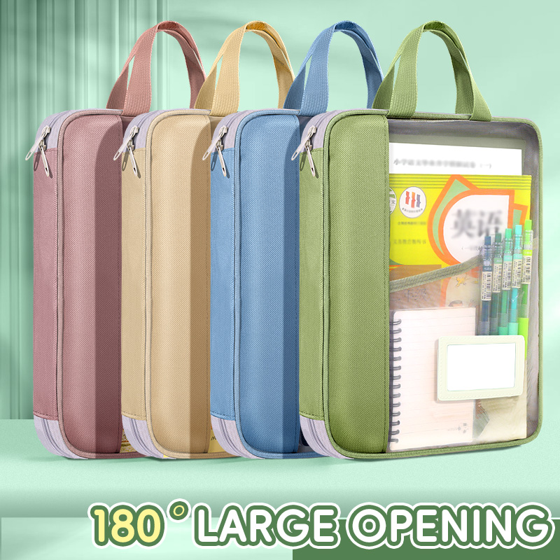 AliExpress Huajie A4 Transparent Zippered File Bag