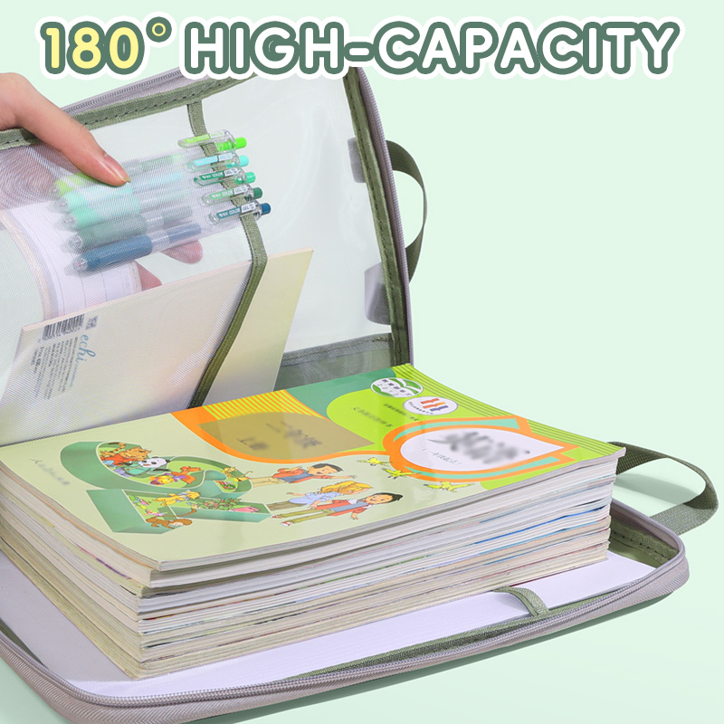 AliExpress Huajie A4 Transparent Zippered File Bag, view 2